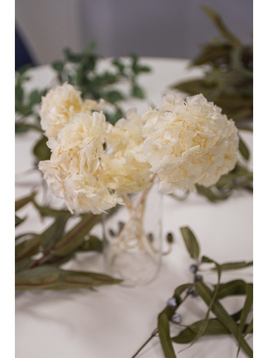Hortensia Preservada Natural | Flor Voluminosa para Decoración y Arreglos