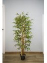 Bambú Artificial en Cañas Naturales | 120–180 cm